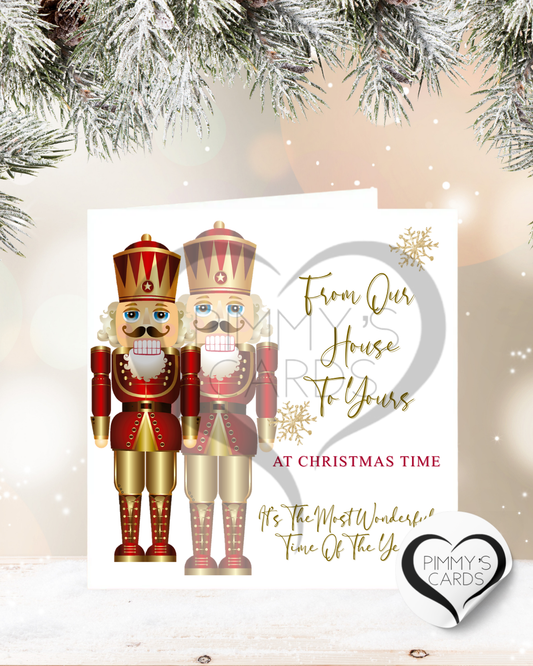 Personalised Christmas cards, handmade Christmas cards.