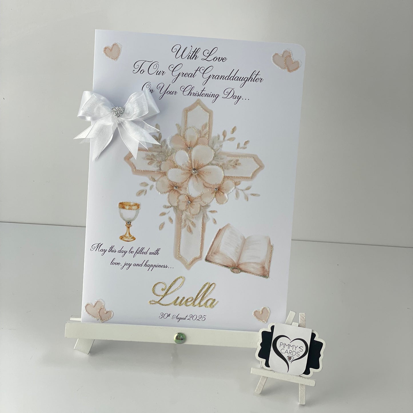 Christening Holy Cross, Bible & Chalice