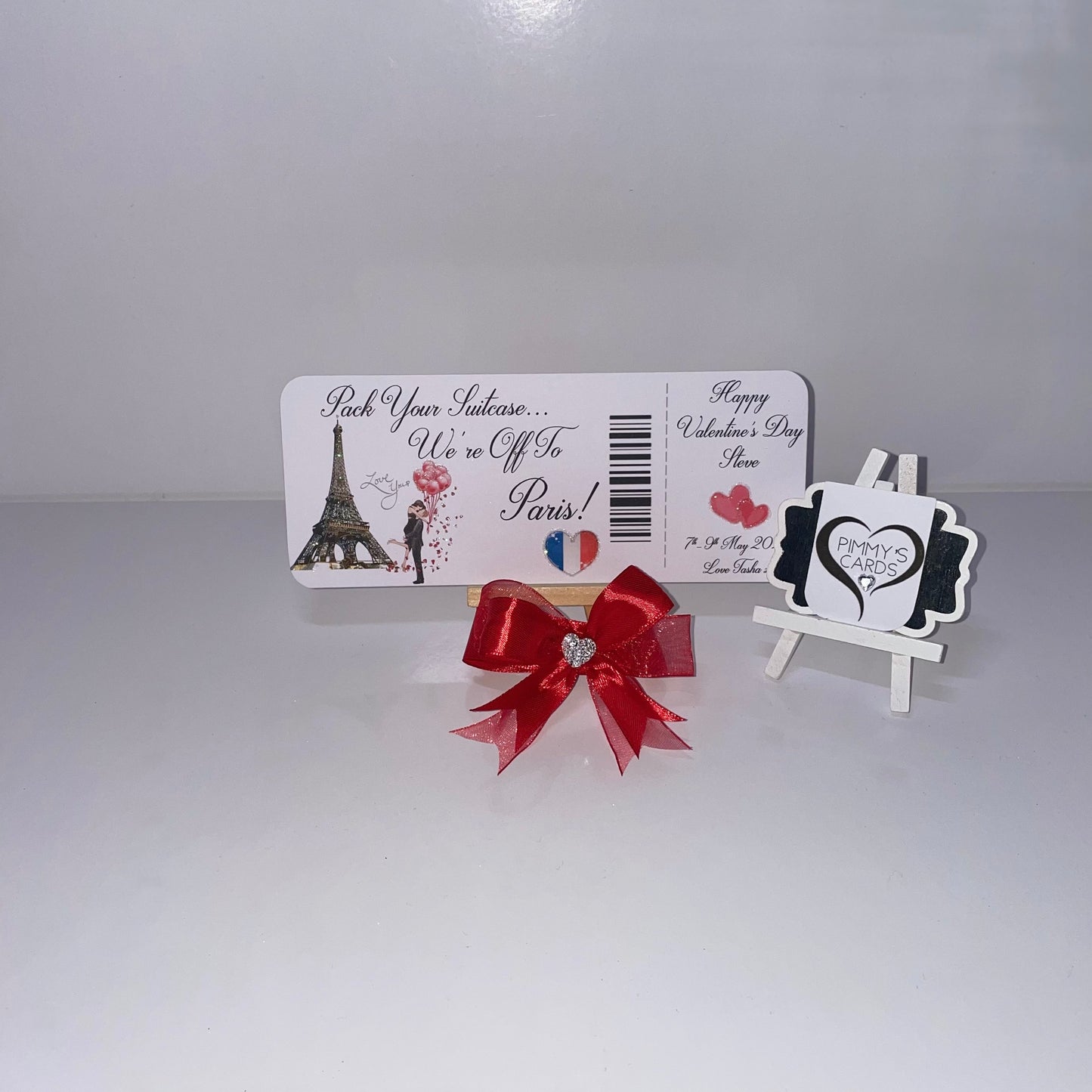Reveal Boarding Pass Tickets-Paris