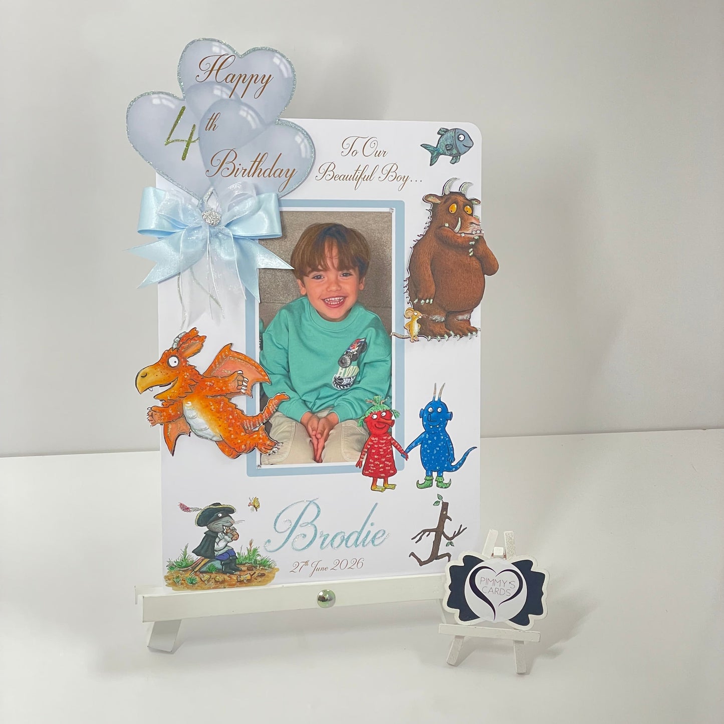 Julia Donaldson Books Mixed Characters Theme Photo 3D Pop Out Card The Gruffalo