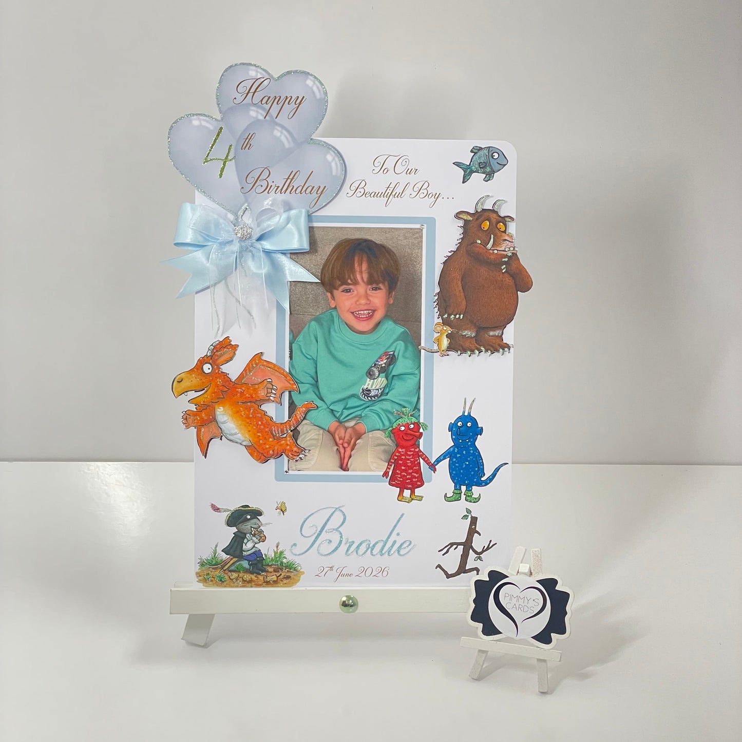Julia Donaldson Books Mixed Characters Theme Photo 3D Pop Out Card The Gruffalo