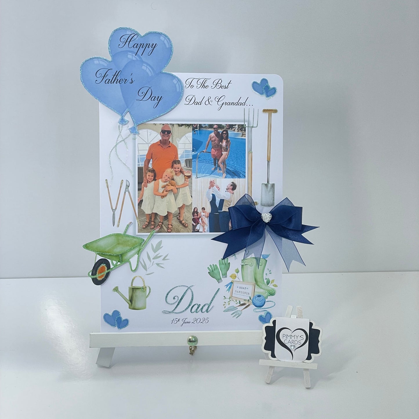 Gardening Theme Photo 3D Pop Out Card