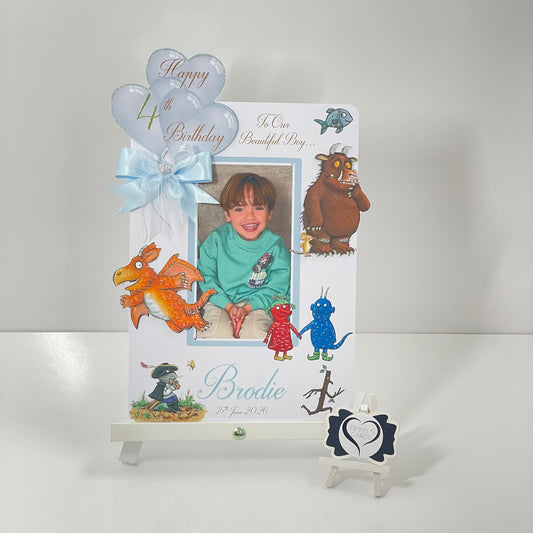 Julia Donaldson Books Mixed Characters Theme Photo 3D Pop Out Card The Gruffalo