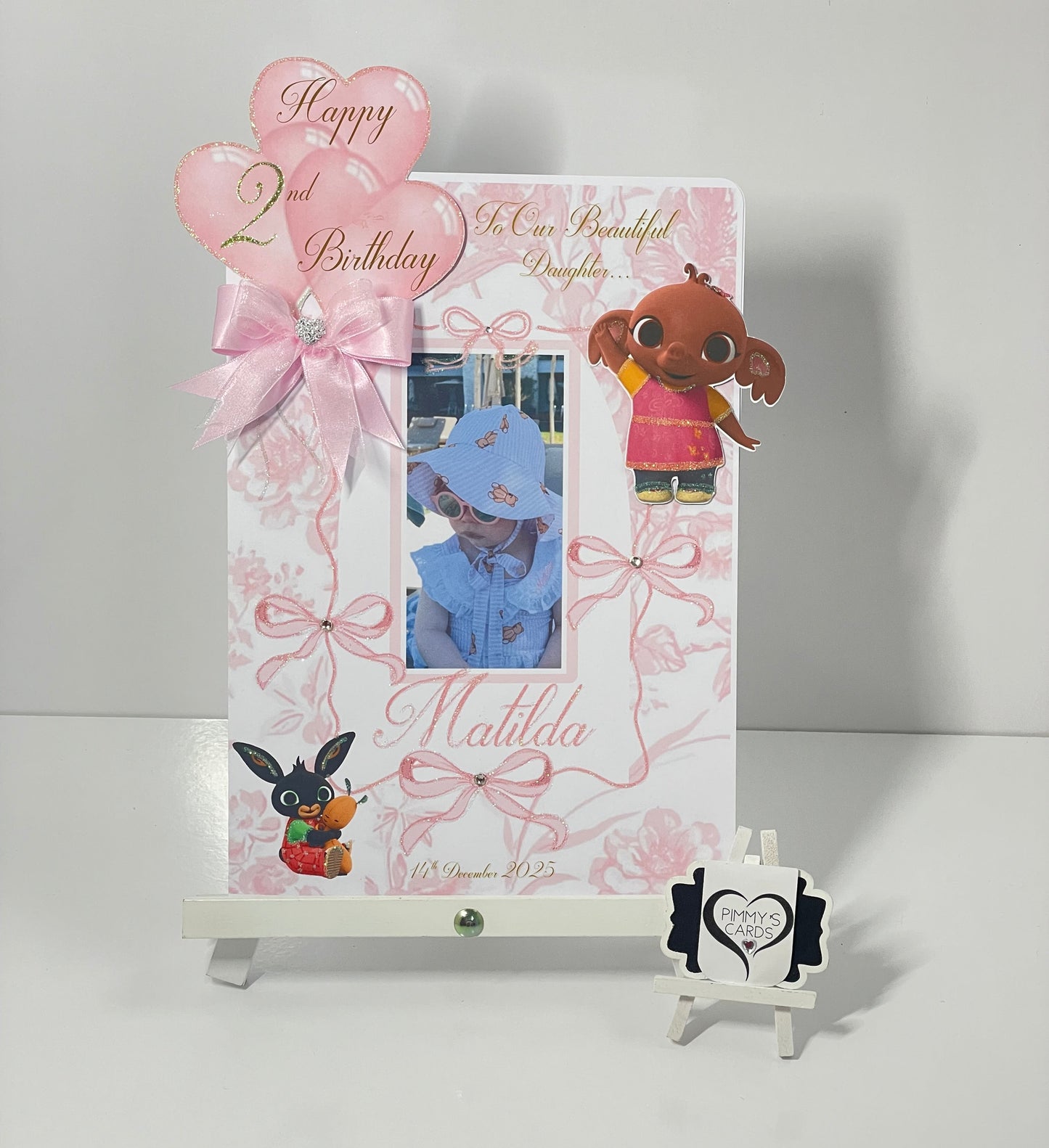 Bing Sula Inspired Theme Photo 3D Pop Out Card
