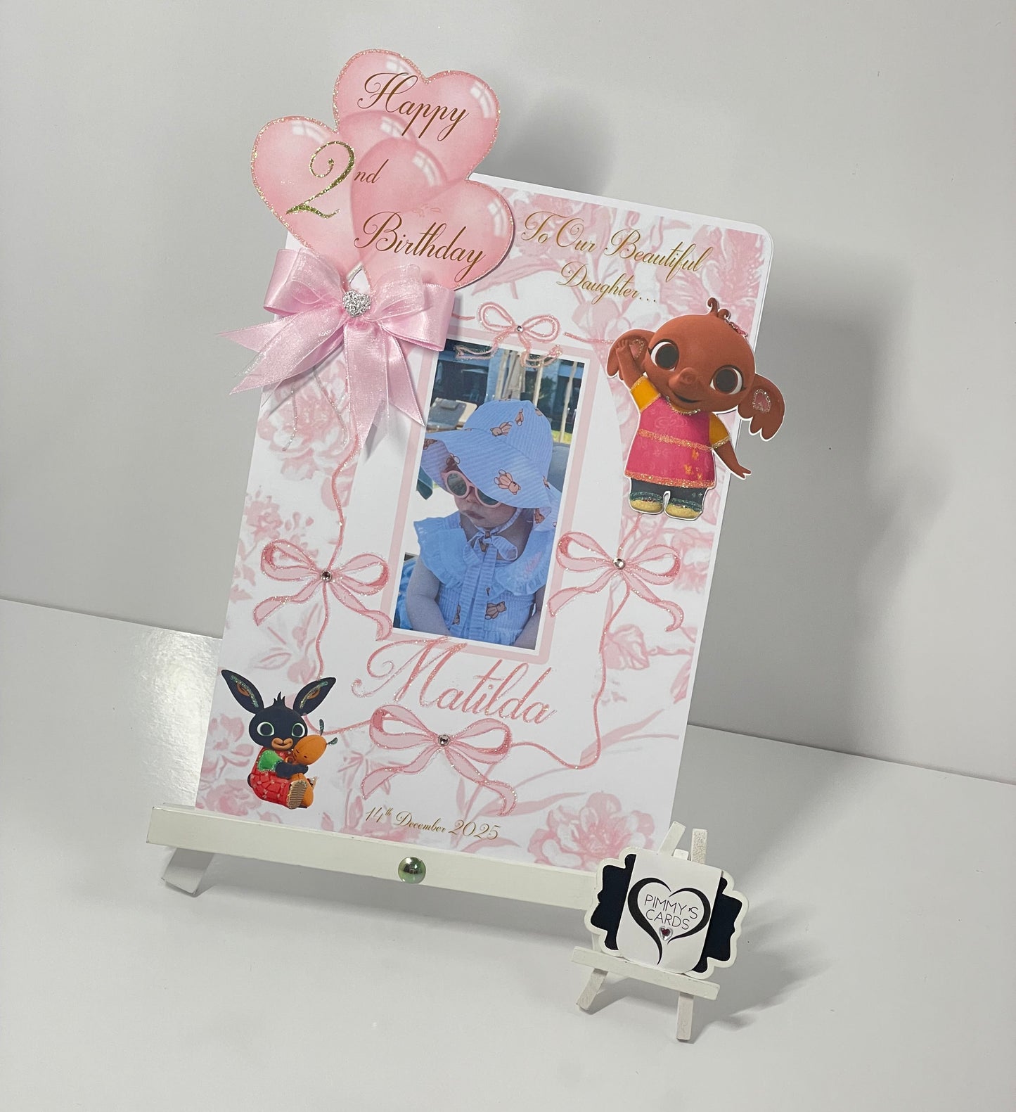 Bing Sula Inspired Theme Photo 3D Pop Out Card