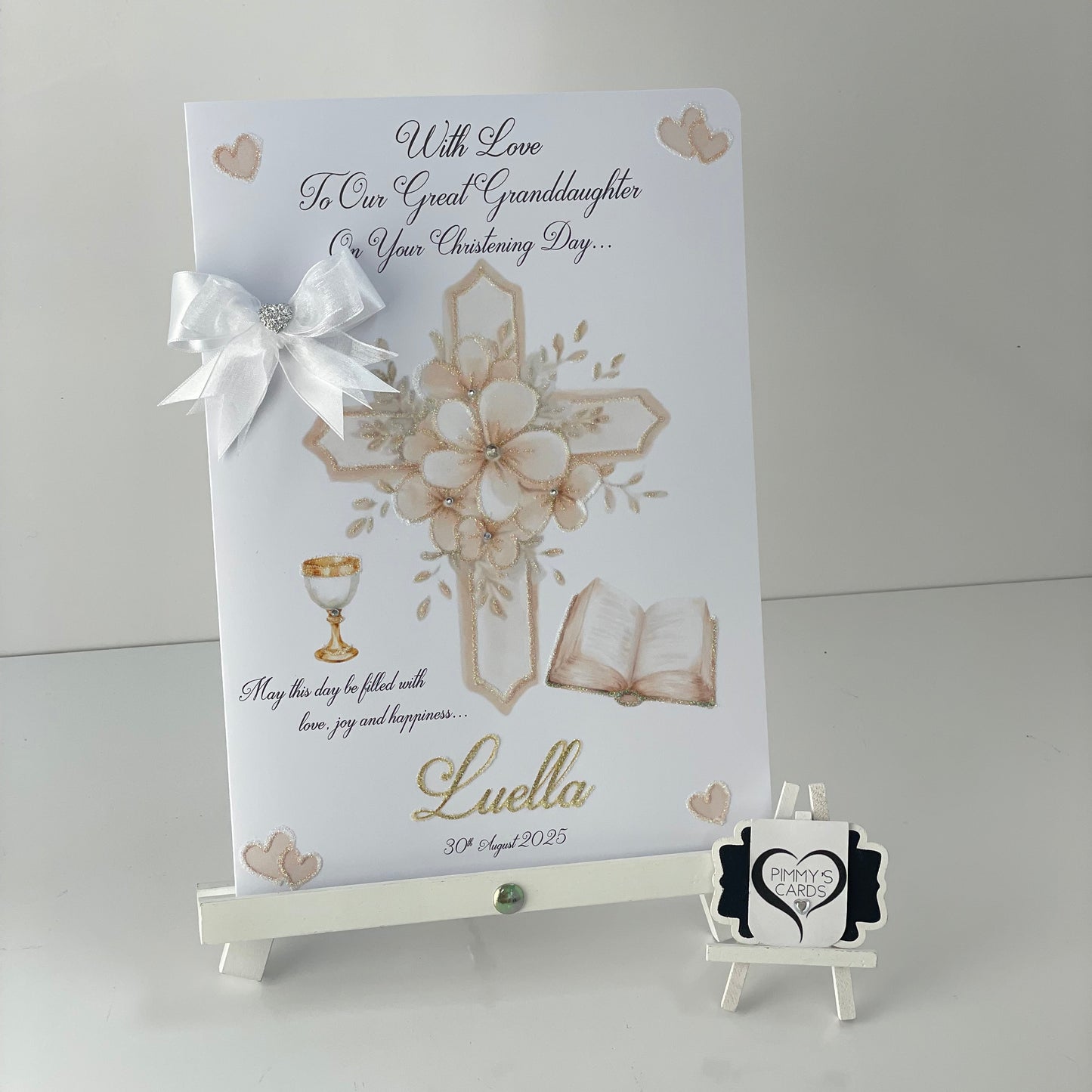 Christening Holy Cross, Bible & Chalice
