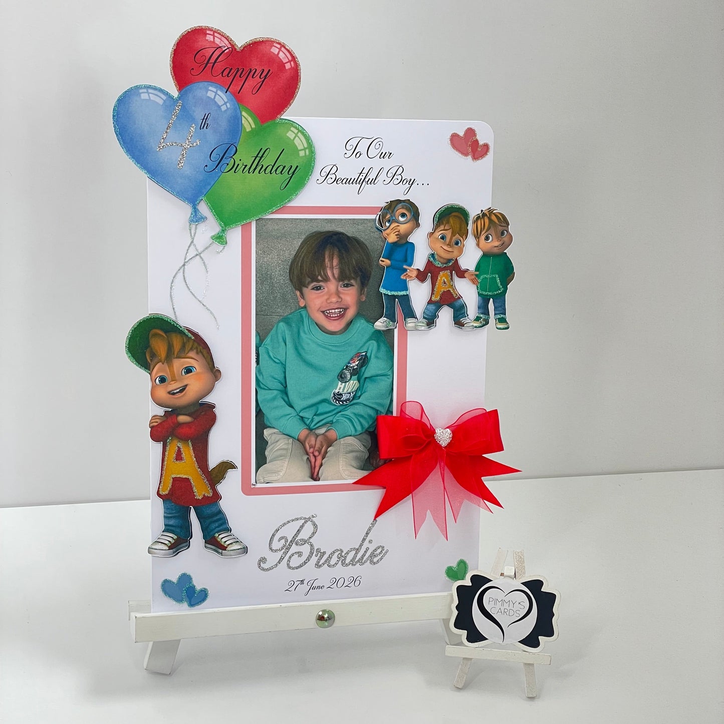 Alvin & The Chipmunks Theme Photo 3D Pop Out Card