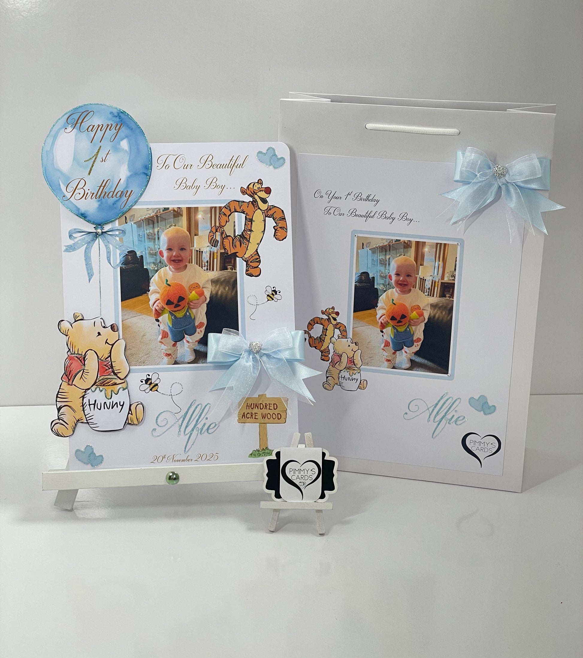 Personalised handmade card. children’s birthday cards.