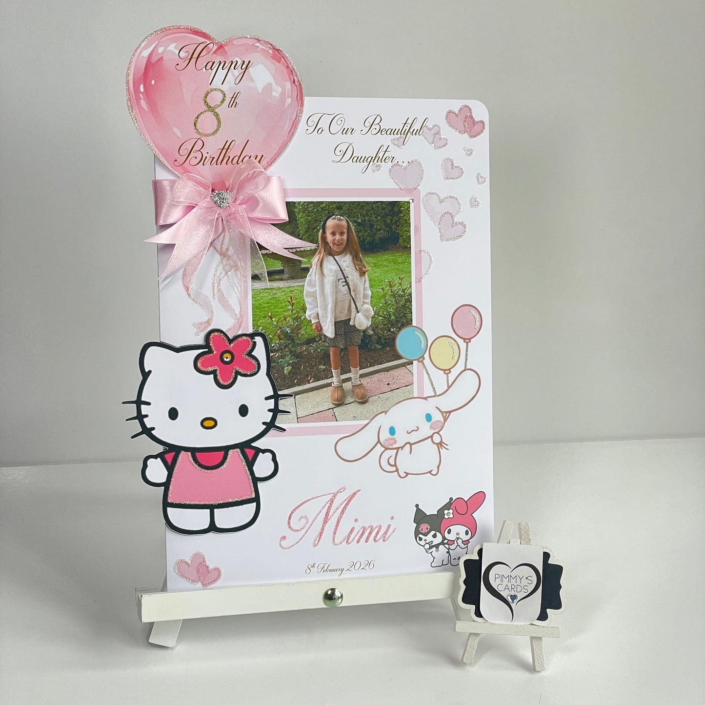 Hello Kitty, Cinnamoroll & Friends Theme Photo 3D Pop Out Card