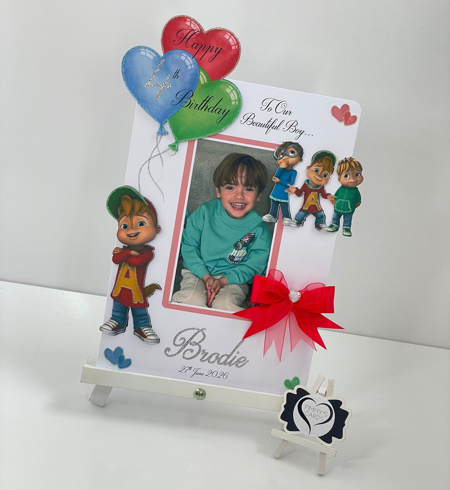 Alvin & The Chipmunks Theme Photo 3D Pop Out Card