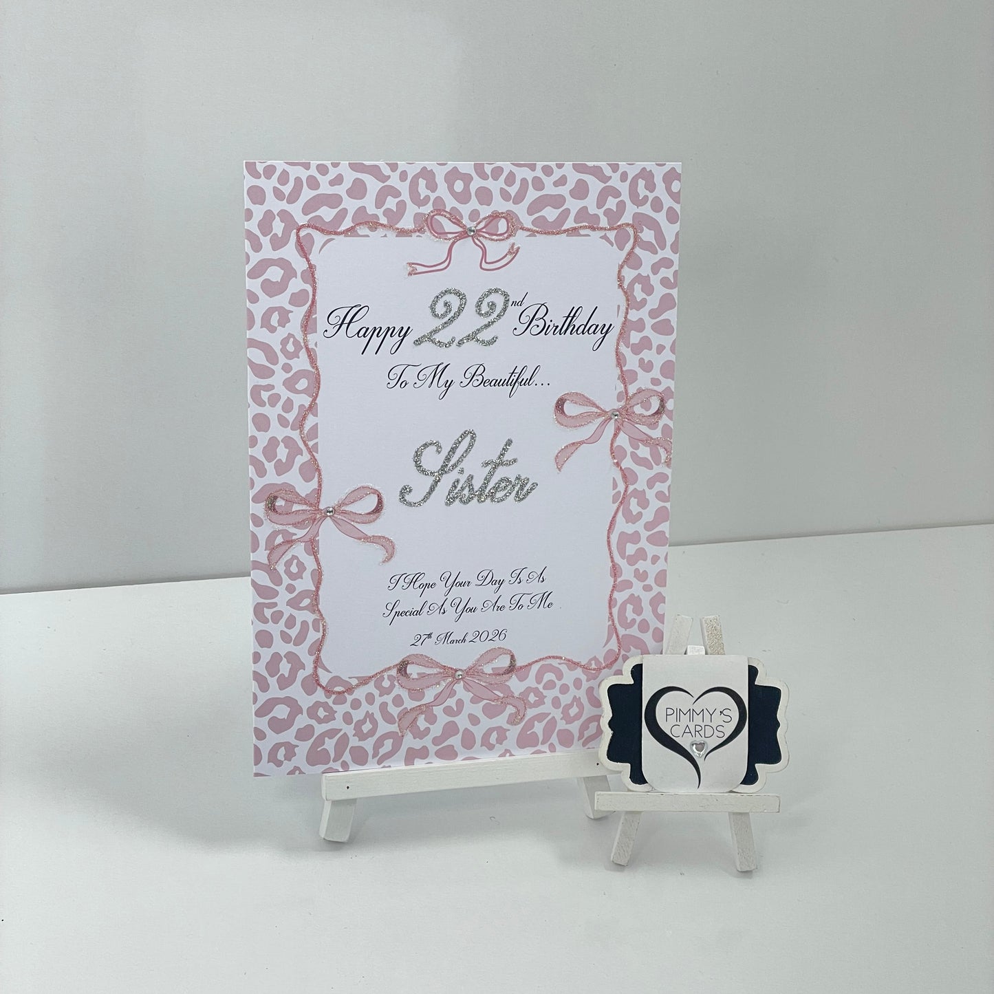 Pink Leopard Print Bow Theme