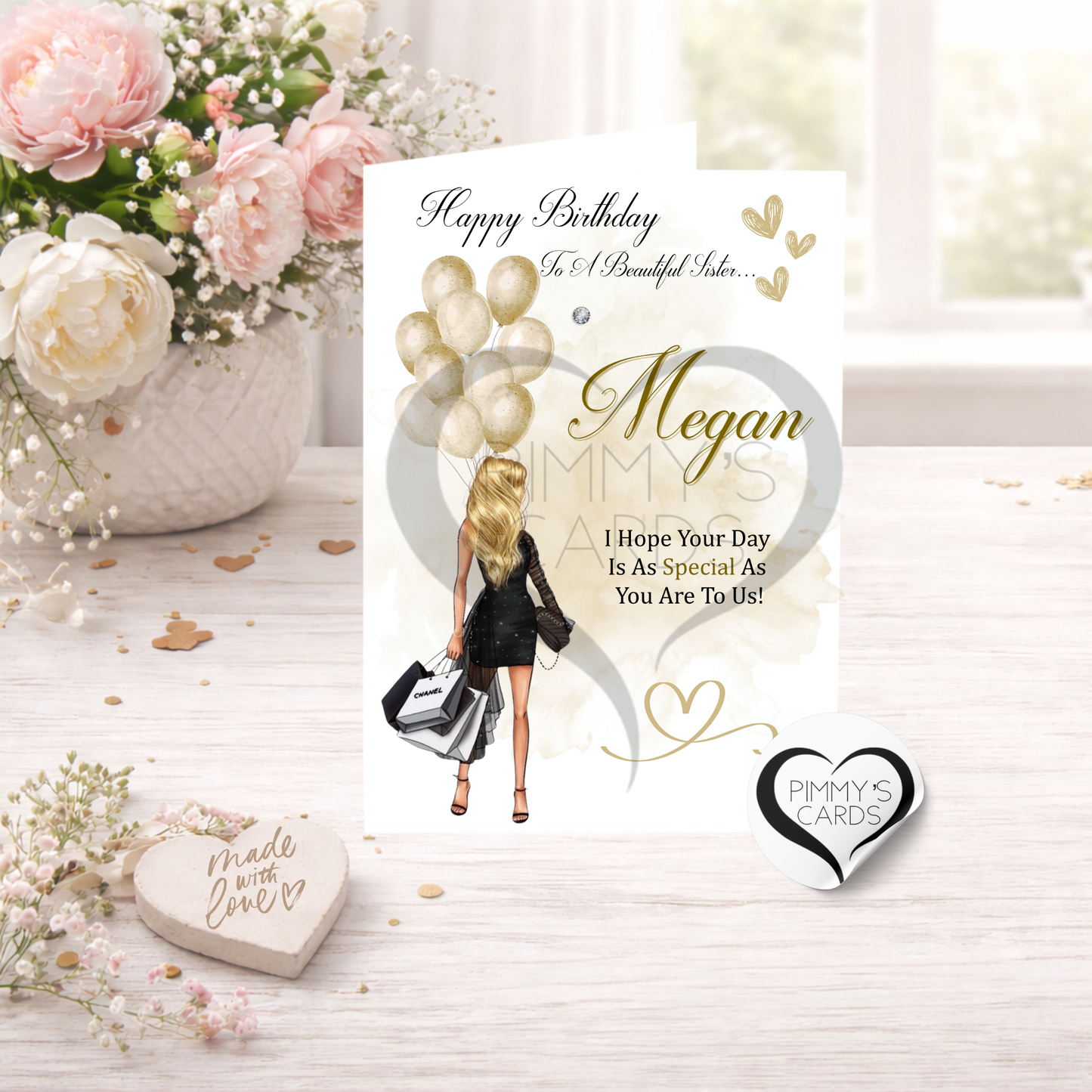 Shopping Designer Lady Gold Theme