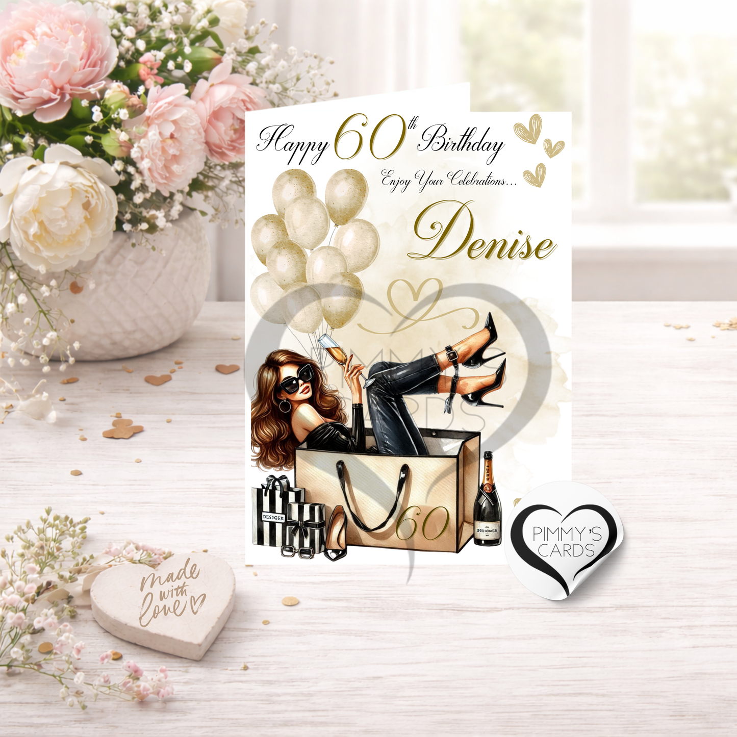 Shopping Obsessed Celebration Gold Theme