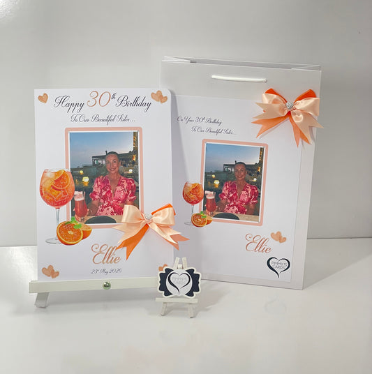 Aperol Spritz Lover, Cocktail Theme Photo Card