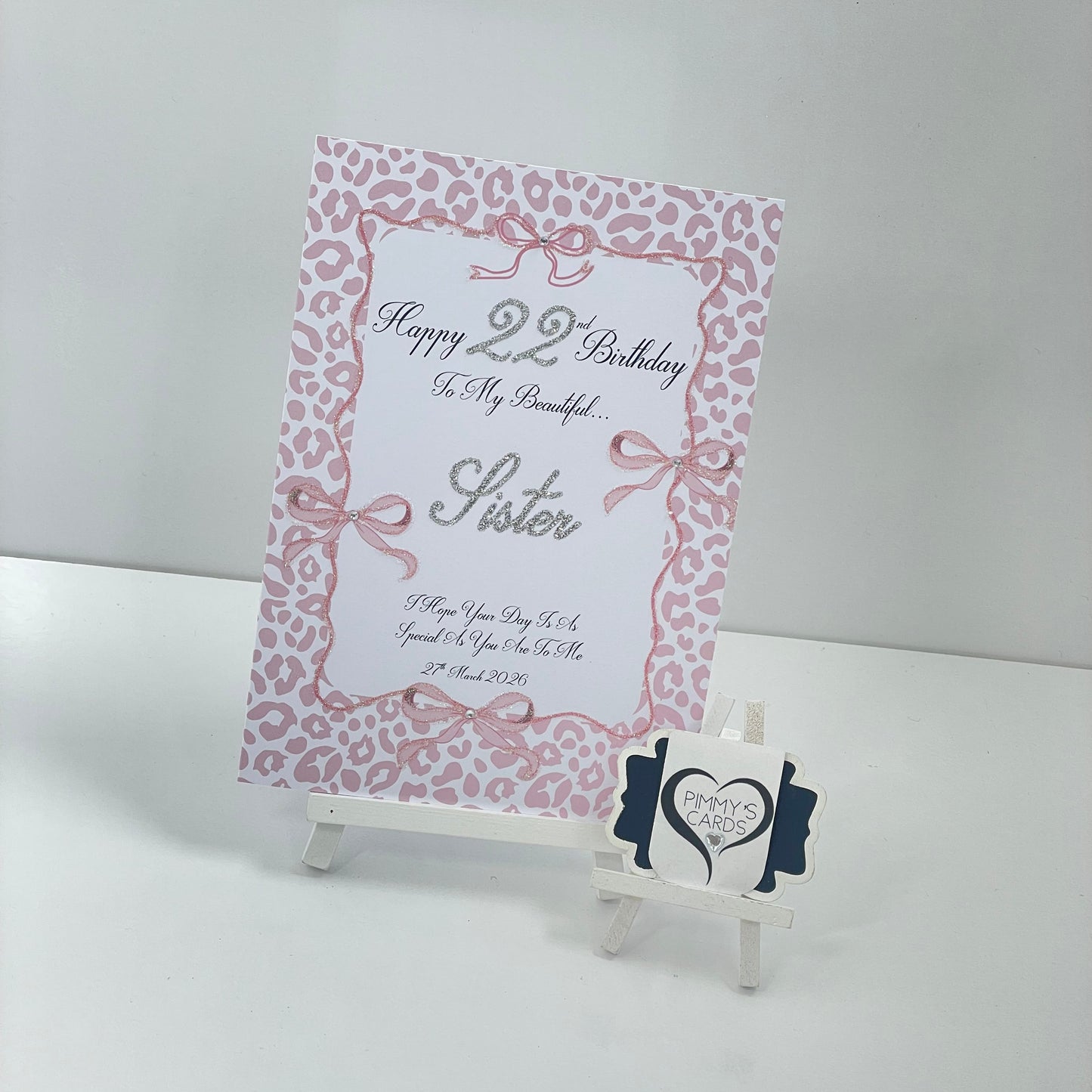 Pink Leopard Print Bow Theme