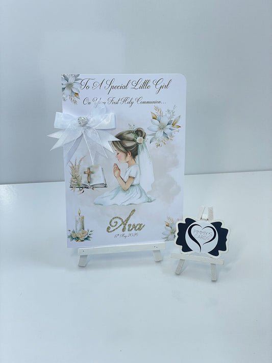 First Holy Communion Little Girl