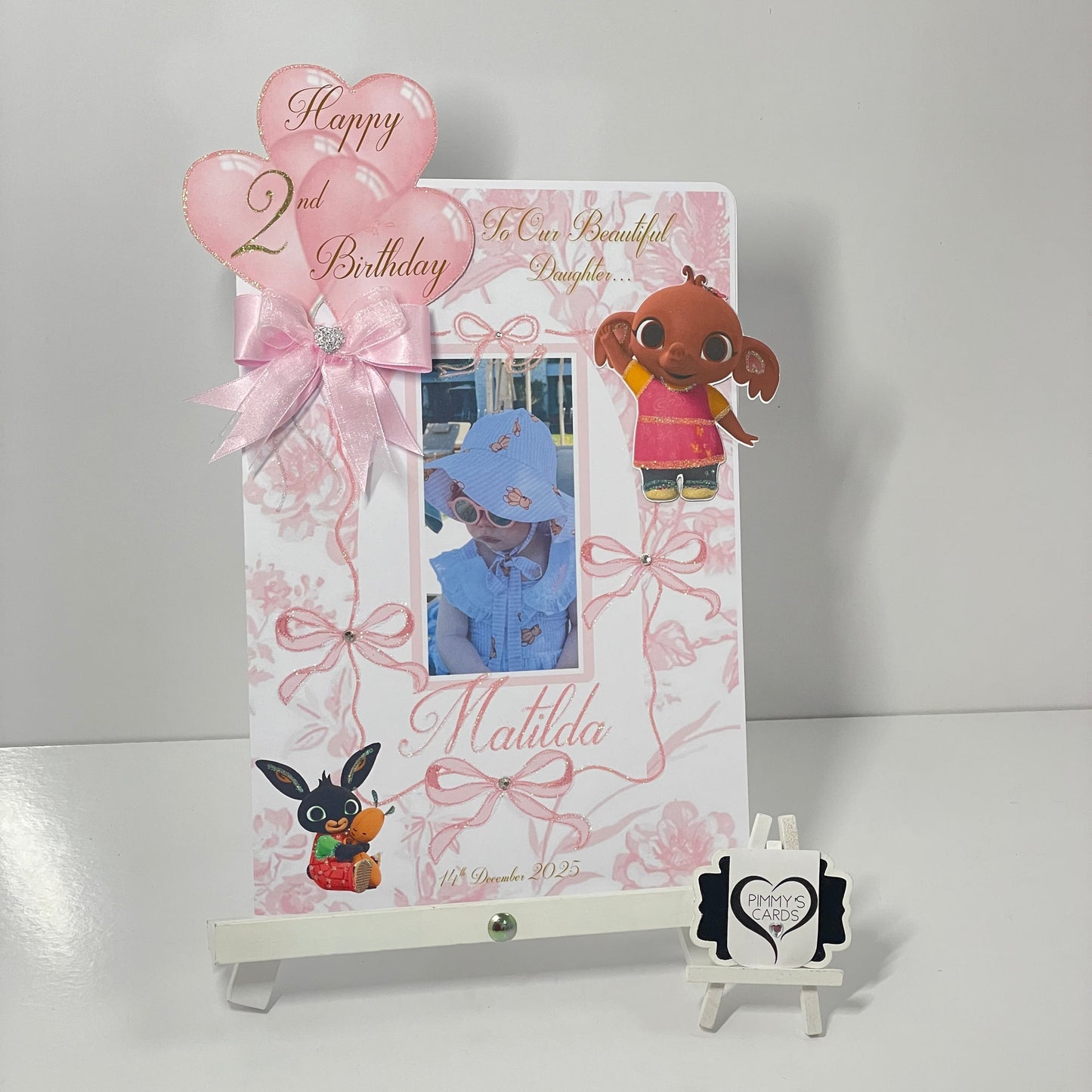 Bing Sula Inspired Theme Photo 3D Pop Out Card