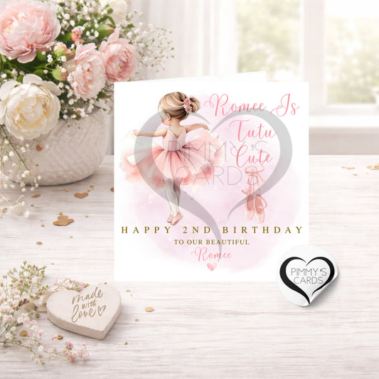 Tutu Ballerina - Classic Card