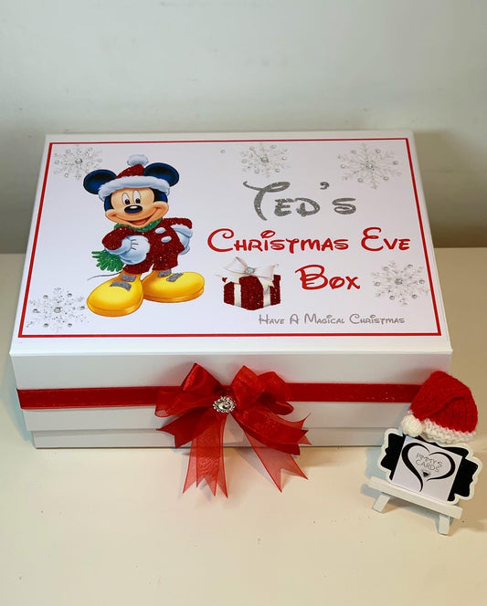Red Mickey Mouse Christmas Eve Box