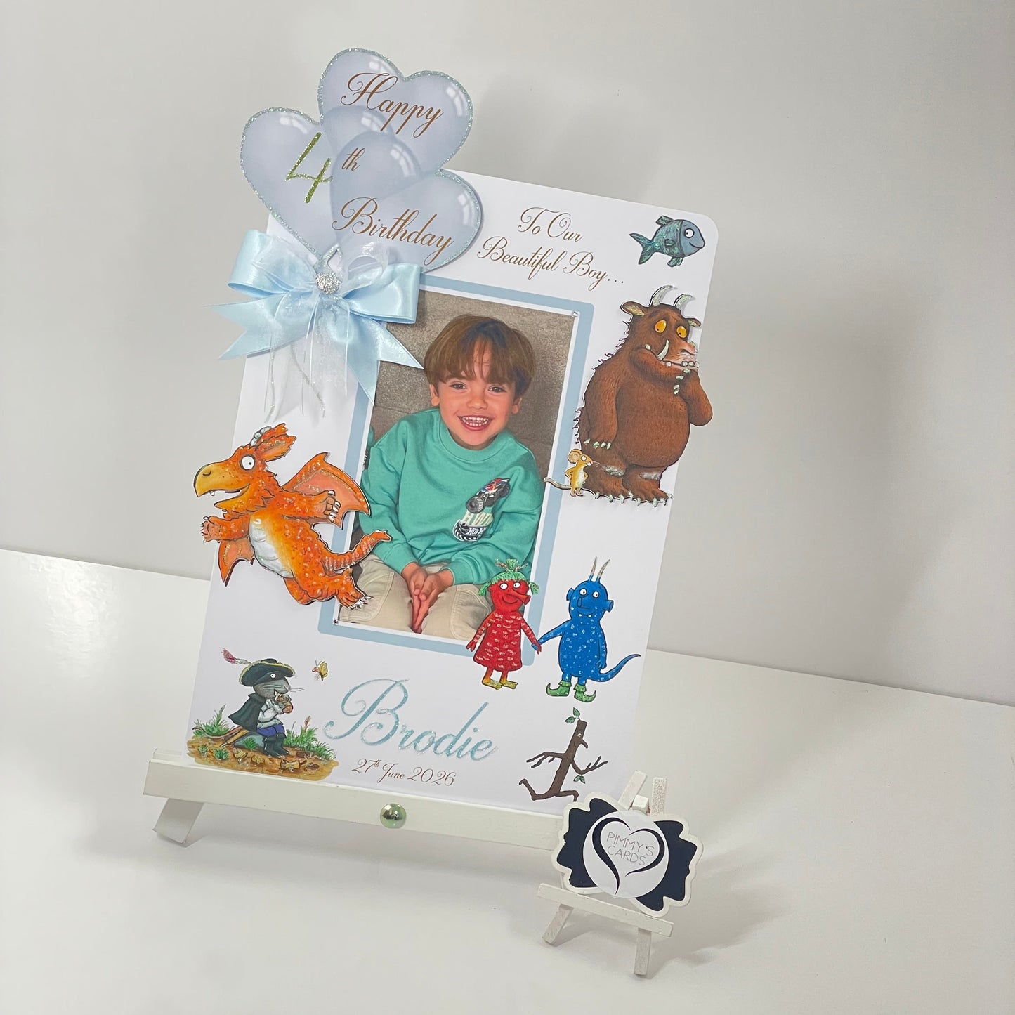 Julia Donaldson Books Mixed Characters Theme Photo 3D Pop Out Card The Gruffalo