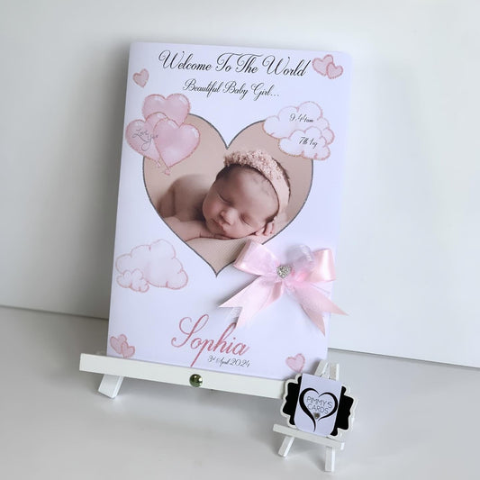 Baby Girl Clouds & Hearts Theme