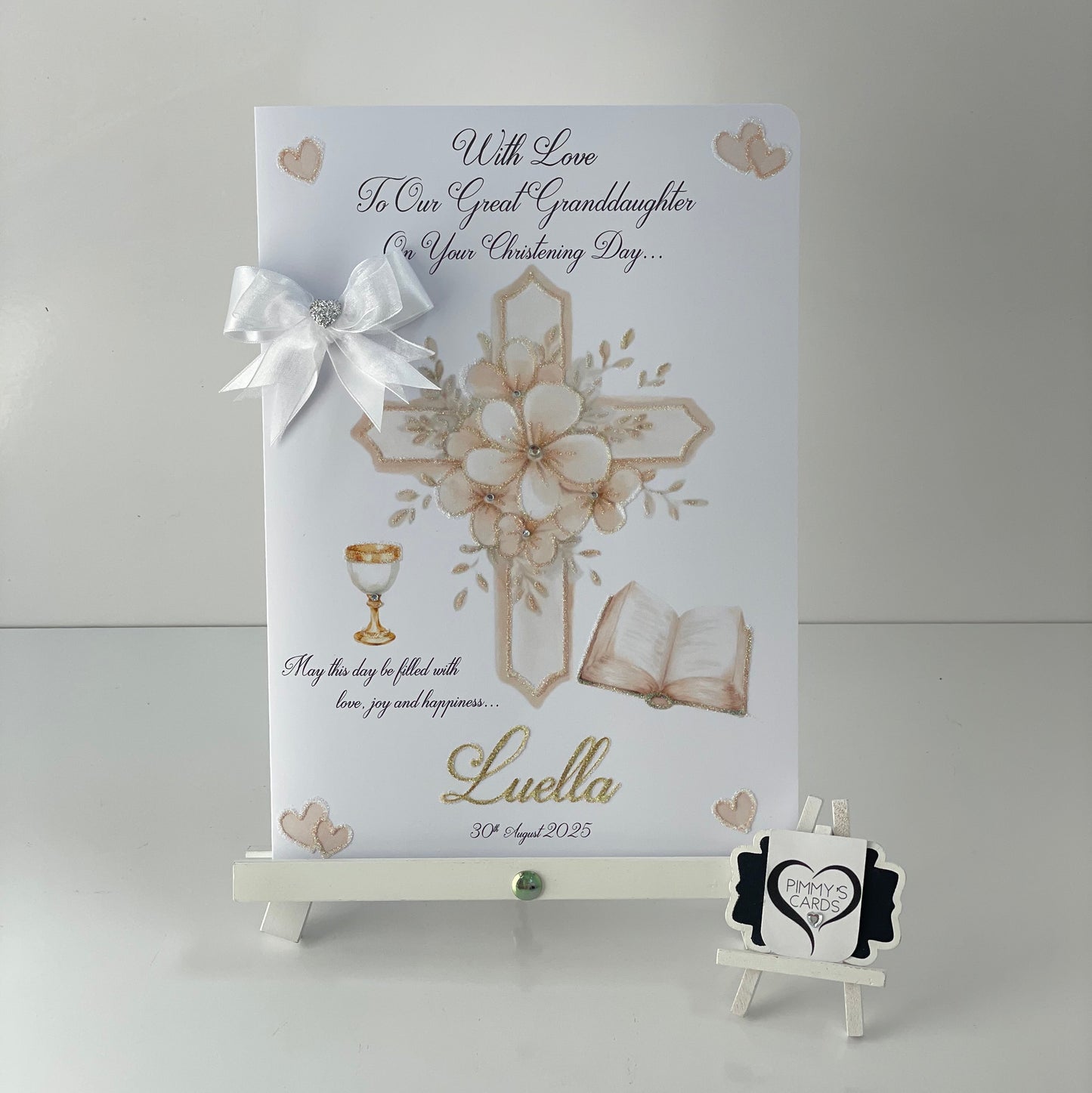 Christening Holy Cross, Bible & Chalice