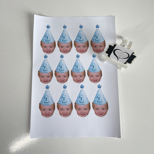 Personalised Face Sticker pack x2 A4 sheets