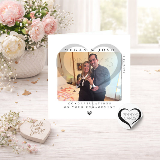 Colour Photo - Engagement Classic Card