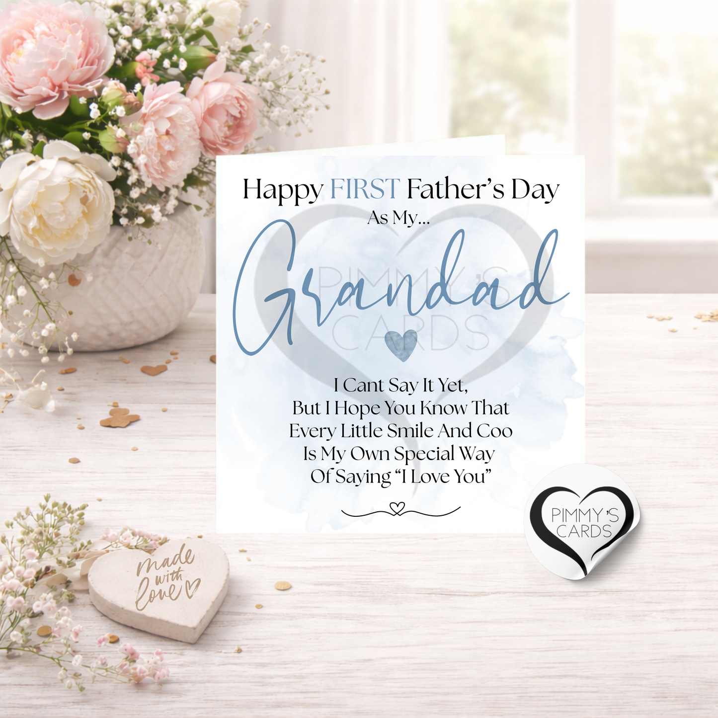 First Father's Day As My Grandad Poem-Classic Card