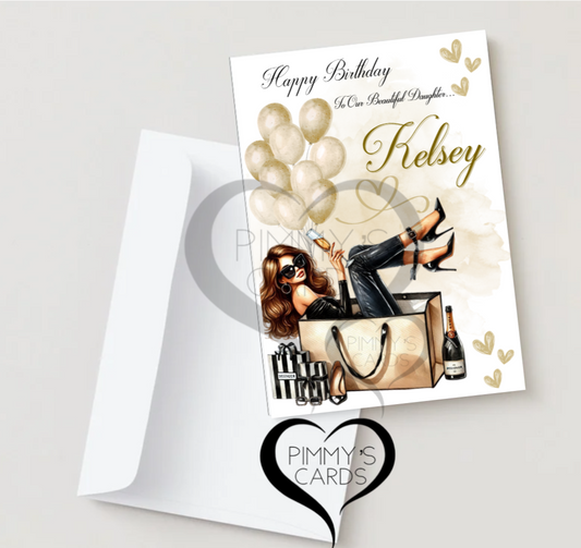 Shopping Obsessed Celebration Gold Theme