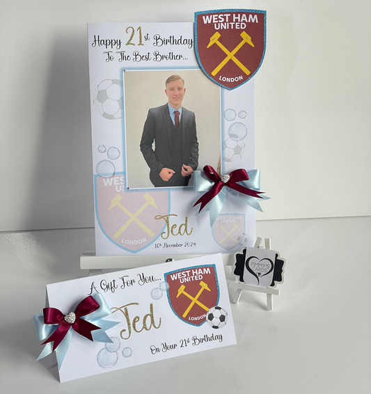 3D Pop Out West Ham Photo Card