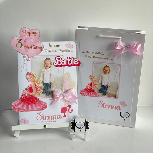 Barbie Theme 3D Pop Out Card
