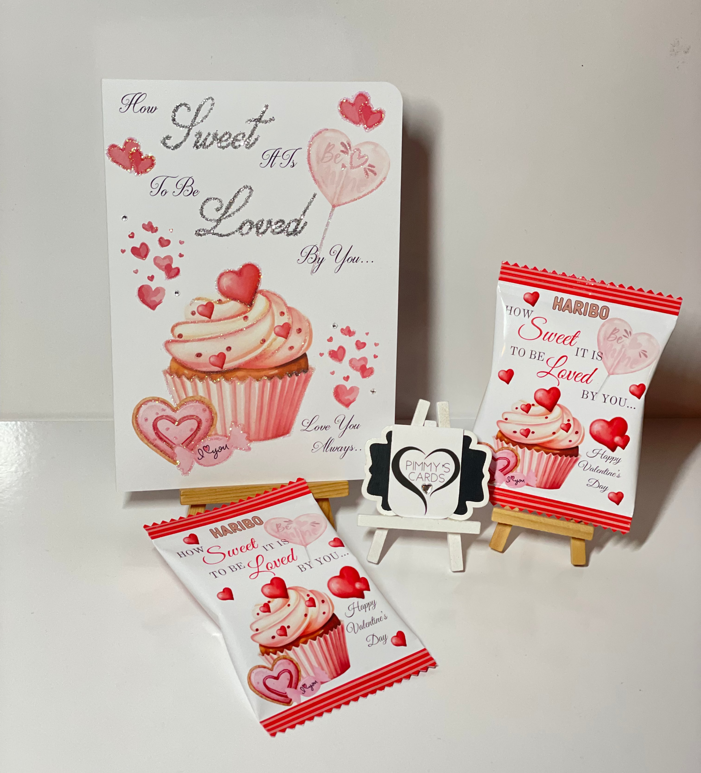Personalised Valentine's Day Cards. How Sweet It Is To Be Loved By You