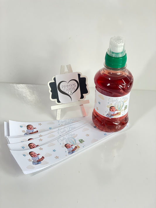Personalised Fruit shoot Labels - Pack Of 7