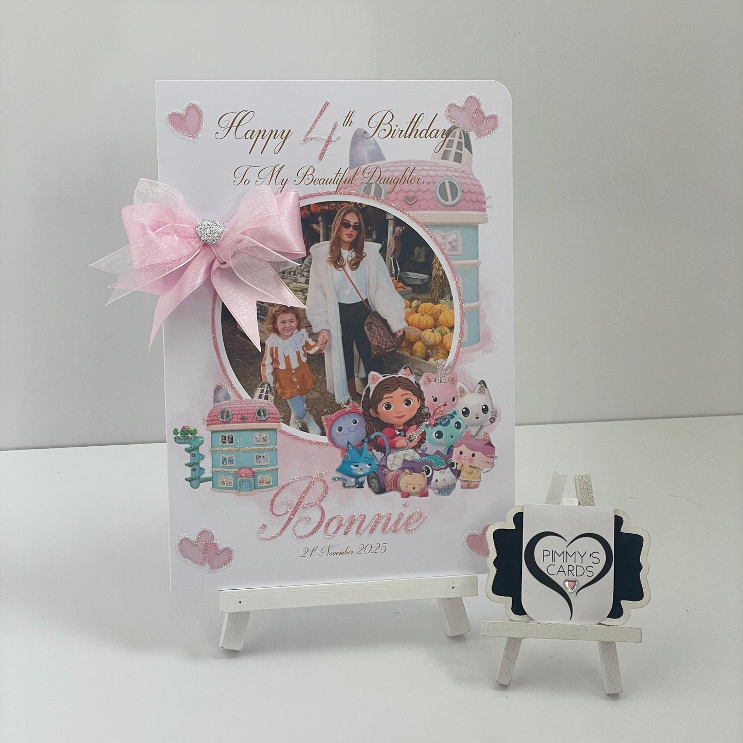Gabby's Dollhouse Theme Photo Card