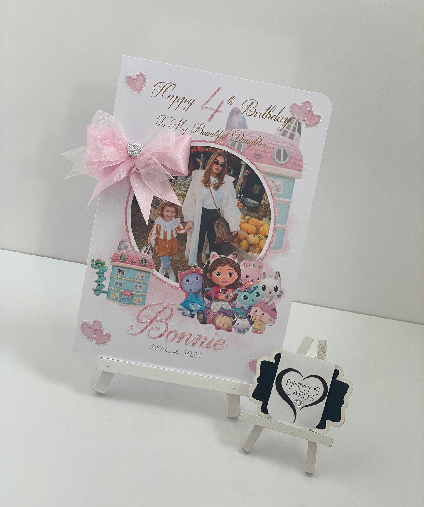 Gabby's Dollhouse Theme Photo Card