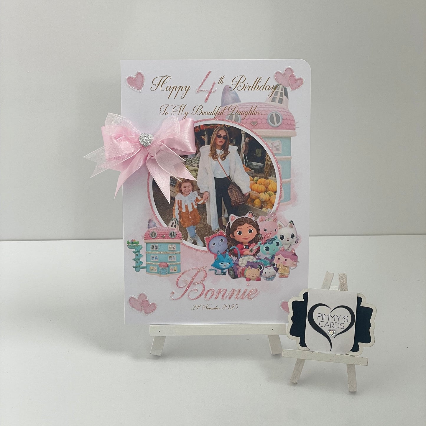 Gabby's Dollhouse Theme Photo Card