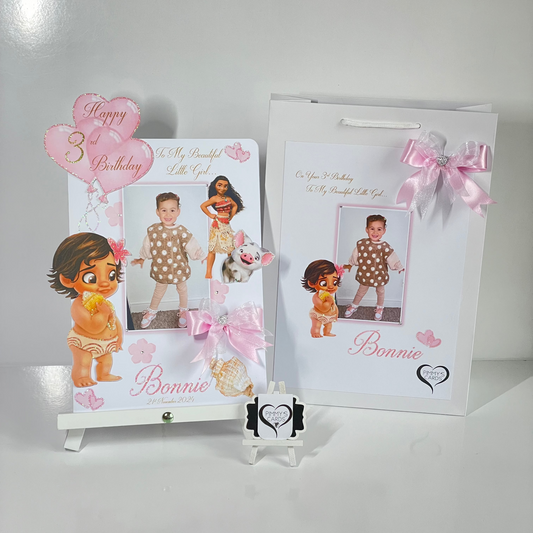 Moana Theme 3D Pop Out Card