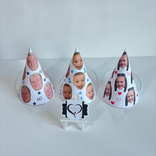 Personalised Face - Party Hats
