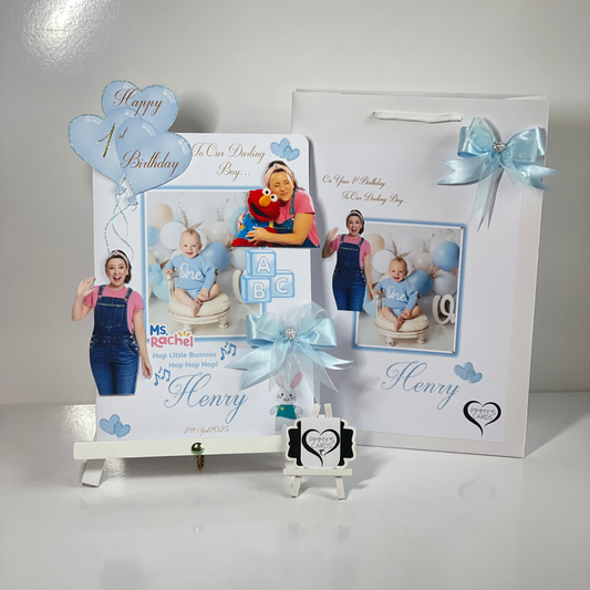 Miss Rachel Theme Photo 3D Pop Out Card