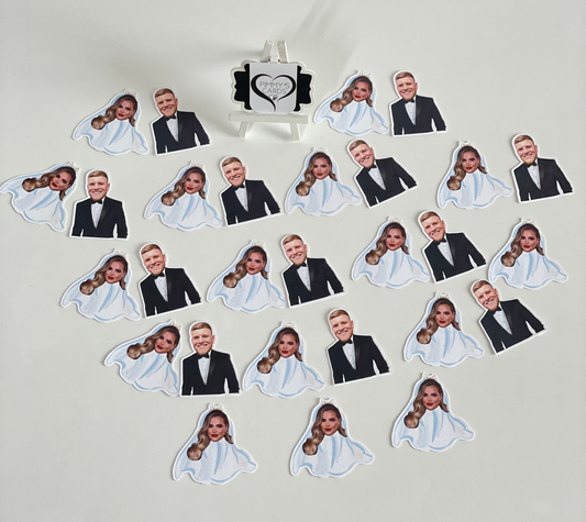 Personalised Face Bridal Confetti - Pack Of 50
