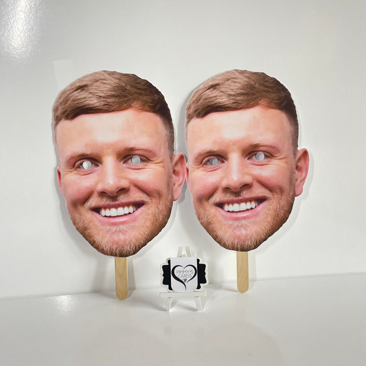 Face Masks On Sticks