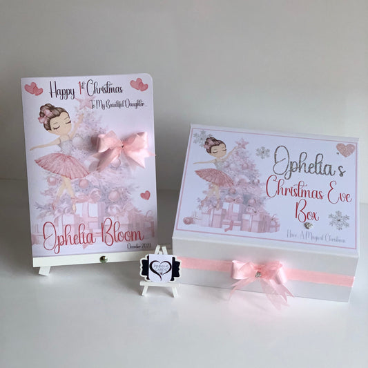 Brown Hair Fairy Christmas Tree Pink Theme