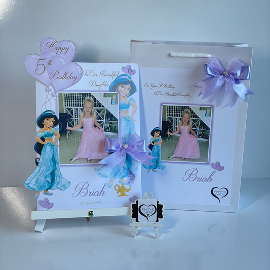 Princess Jasmine Photo 3D Pop Out Card