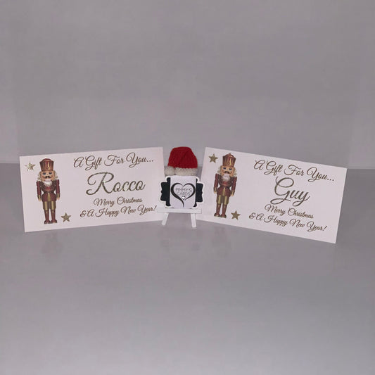 Personalised Christmas Nutcracker Money Wallet