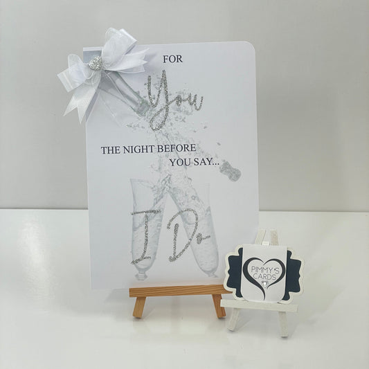For You The Night Before You Say I Do-Popping Champagne Spray Overlay - Wedding