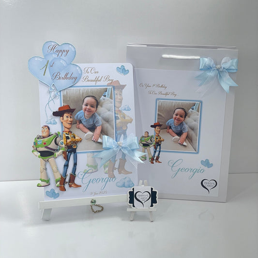 Toy Story Blue Theme Photo 3D pop out