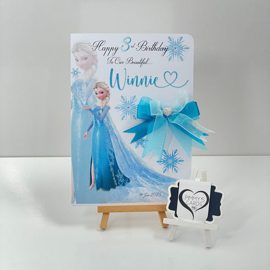 Princess Elsa Themed Card