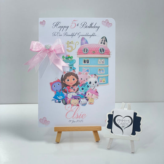 Gabby's Dollhouse Themed Card