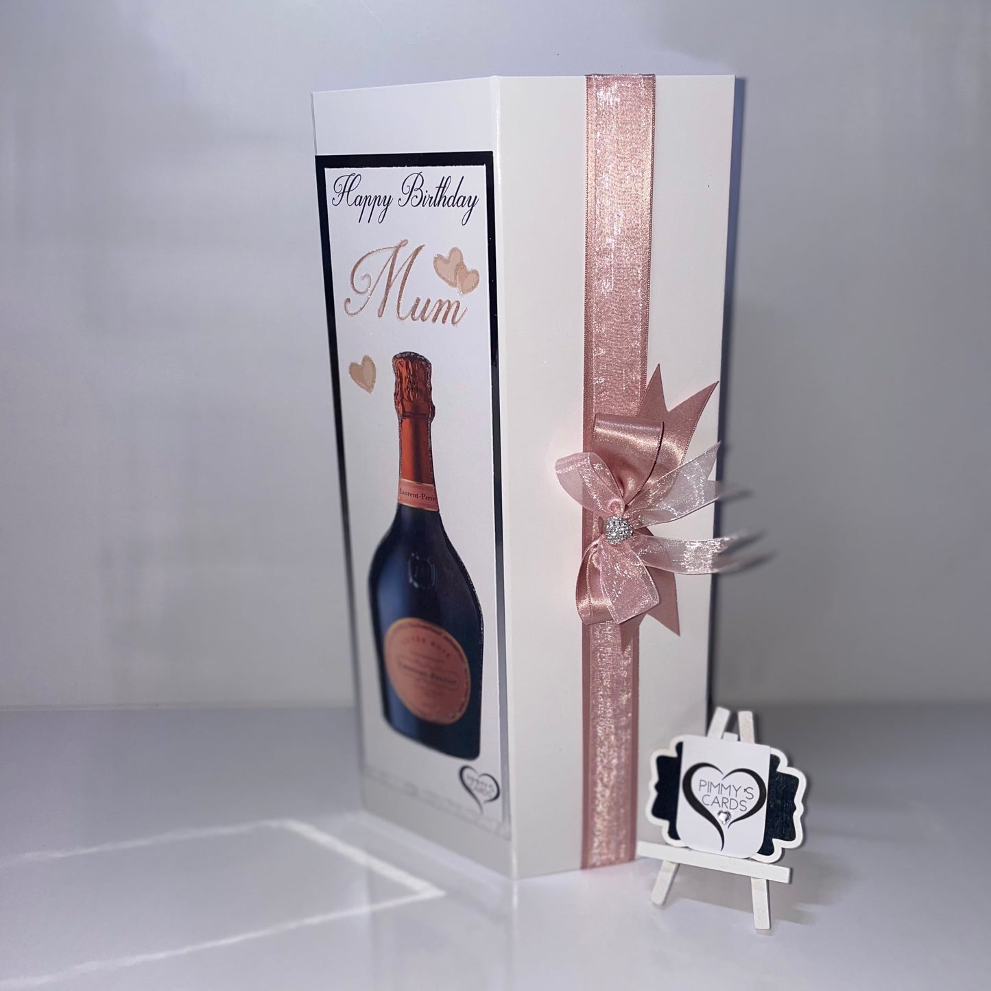Rose Gold LP Champagne Bottle Box